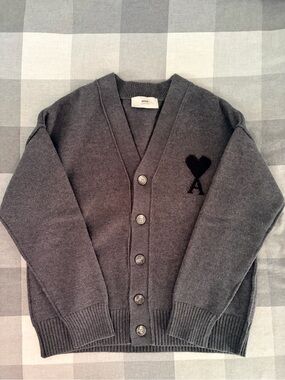 Ami De Couer Unisex Grey Cardigan
